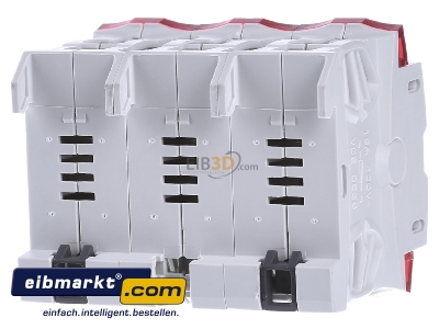 Ansicht hinten ABB Stotz S&J ISS16/3 D0-Sicherungssockel 3-polig, 16A 