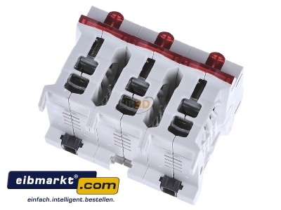 Ansicht oben hinten ABB Stotz S&J ISS16/3 D0-Sicherungssockel 3-polig, 16A 