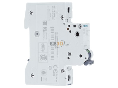 Ansicht links Siemens 5SL4101-7 Leitungsschutzschalter 230V,10KA,1p.,C,1A 
