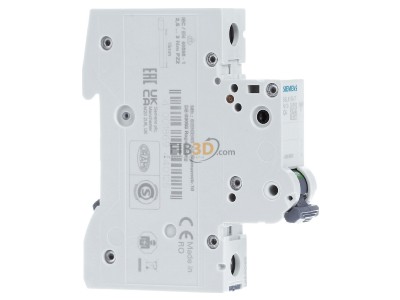 Ansicht links Siemens 5SL4104-7 Leitungsschutzschalter 230V,10KA,1p.,C,4A 