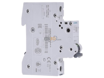 Ansicht links Siemens 5SL4113-7 Leitungsschutzschalter 230V,10KA,1p.,C,13A 