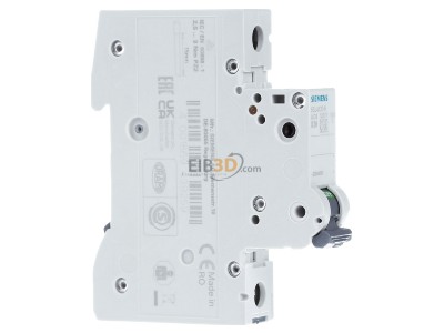 Ansicht links Siemens 5SL4120-6 Leitungsschutzschalter 230V,10KA,1p.,B,20A 