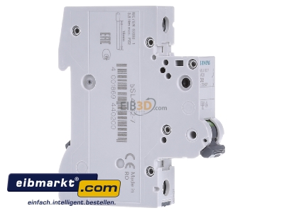 View on the left Siemens Indus.Sector 5SL4132-7 Miniature circuit breaker 1-p C32A 
