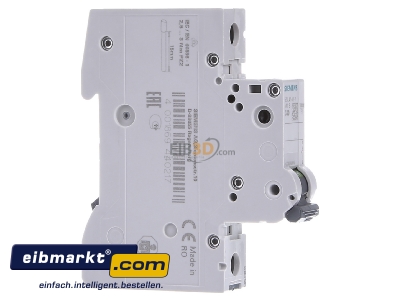 Ansicht links Siemens Indus.Sector 5SL41407 Leitungsschutzschalter 230V,10KA,1p.,C,40A 5SL4140-7