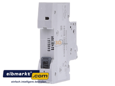 Ansicht hinten Siemens Indus.Sector 5SL41407 Leitungsschutzschalter 230V,10KA,1p.,C,40A 5SL4140-7