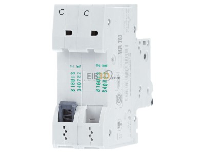 Ansicht hinten Siemens 5SL4216-6 Leitungsschutzschalter 400V,10KA,2p.,B,16A 