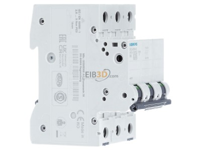 Ansicht links Siemens 5SL4306-6 Leitungsschutzschalter 400V,10KA,3p.,B,6A 