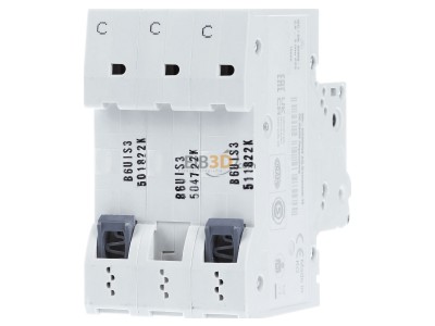 Ansicht hinten Siemens 5SL4306-6 Leitungsschutzschalter 400V,10KA,3p.,B,6A 