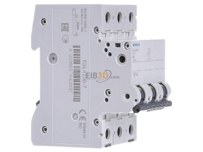 Ansicht links Siemens 5SL4306-7 Leitungsschutzschalter 400V,10KA,3p.,C,6A 