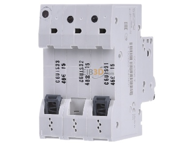 Ansicht hinten Siemens 5SL4306-7 Leitungsschutzschalter 400V,10KA,3p.,C,6A 