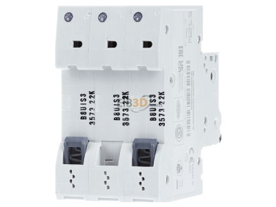 Ansicht hinten Siemens 5SL4308-6 Leitungsschutzschalter 400V,10KA,3p.,B,8A 