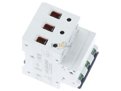 Ansicht oben links Siemens 5SL4308-6 Leitungsschutzschalter 400V,10KA,3p.,B,8A 