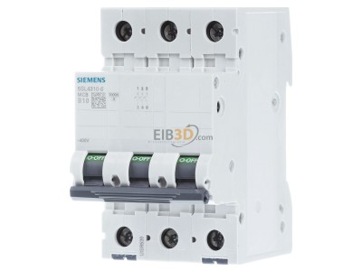 Frontansicht Siemens 5SL4310-6 Leitungsschutzschalter 400V,10KA,3p.,B,10A 