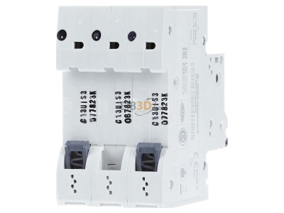 Ansicht hinten Siemens 5SL4313-7 Leitungsschutzschalter 400V,10KA,3p.,C,13A 