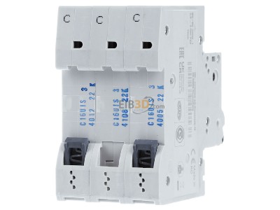 Ansicht hinten Siemens 5SL4316-7 Leitungsschutzschalter 400V,10KA,3p.,C,16A 