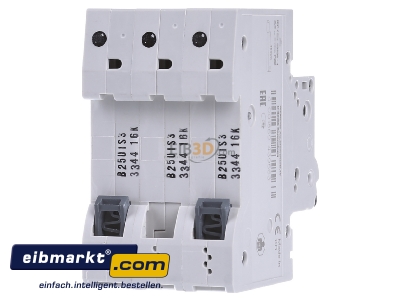 Ansicht hinten Siemens Indus.Sector 5SL43256 Leitungsschutzschalter 400V,10KA,3p.,B,25A 5SL4325-6
