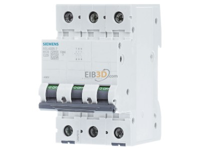 Frontansicht Siemens 5SL4325-7 Leitungsschutzschalter 400V,10KA,3p.,C,25A 