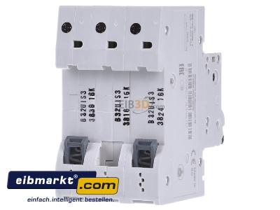 Ansicht hinten Siemens Indus.Sector 5SL43326 Leitungsschutzschalter 400V,10KA,3p.,B,32A 5SL4332-6