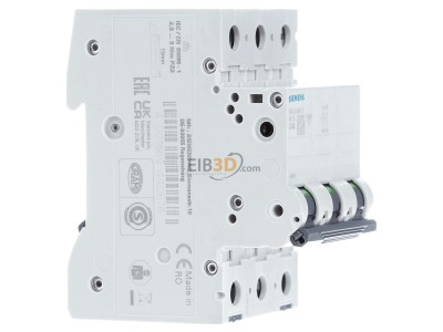 Ansicht links Siemens 5SL4340-7 Leitungsschutzschalter 400V,10KA,3p.,C,40A 