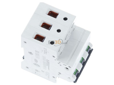 Ansicht oben links Siemens 5SL4340-7 Leitungsschutzschalter 400V,10KA,3p.,C,40A 