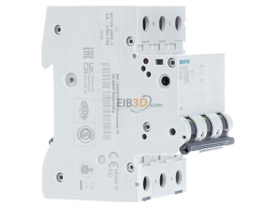 Ansicht links Siemens 5SL4363-7 Leitungsschutzschalter 400V,10KA,3p.,C,63A 