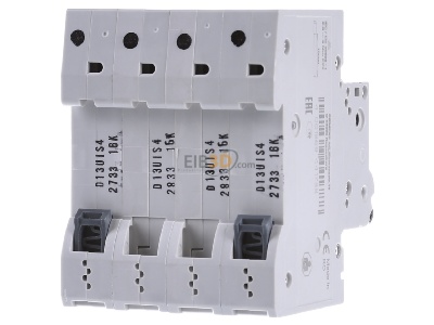 Ansicht hinten Siemens Indus.Sector 5SL4413-8 Leitungsschutzschalter 400V,10KA,4p.,D,13A 