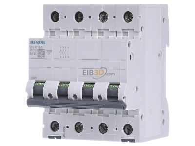 Frontansicht Siemens Indus.Sector 5SL4613-6 Leitungsschutzschalter 400V,10KA,3+N,13A 