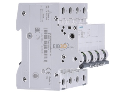 Ansicht links Siemens Indus.Sector 5SL4613-6 Leitungsschutzschalter 400V,10KA,3+N,13A 