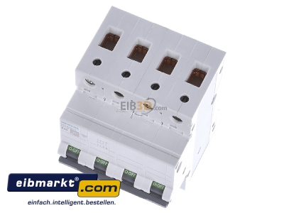Ansicht oben vorne Siemens Indus.Sector 5SL46406 Leitungsschutzschalter 400V,10KA,3+N,40A 5SL4640-6