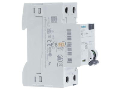 View on the left Siemens 5SV3312-6 Residual current breaker 2-p 25/0,03A 
