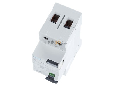View up front Siemens 5SV3312-6 Residual current breaker 2-p 25/0,03A 

