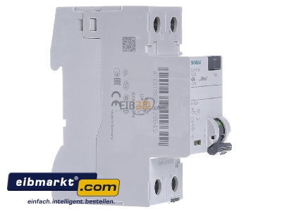 Ansicht links Siemens Indus.Sector 5SV3314-6 FI-Schutzschalter 40A,1+N,30mA,230V 