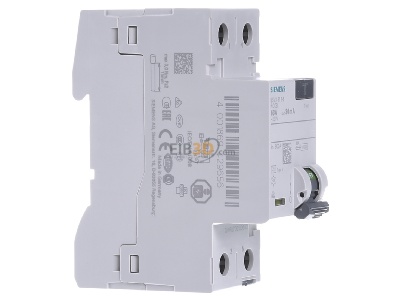 View on the left Siemens 5SV3316-6 Residual current breaker 2-p 63/0,03A 
