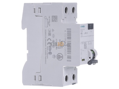 Ansicht links Siemens 5SV3316-6 FI-Schutzschalter 63A,1+N,30mA,230V 