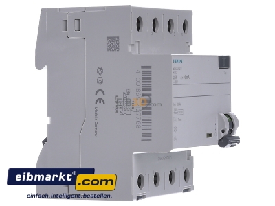 View on the left Siemens Indus.Sector 5SV3342-6 Residual current breaker 4-p 25/0,03A
