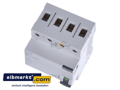 Ansicht oben vorne Siemens Indus.Sector 5SV3442-6 FI-Schutzschalter 25A,3+N,100mA 