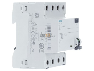 View on the left Siemens 5SV3444-6 Residual current breaker 4-p 40/0,1A 
