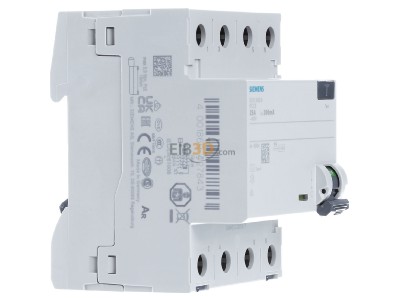View on the left Siemens 5SV3642-6 Residual current breaker 4-p 25/0,3A 
