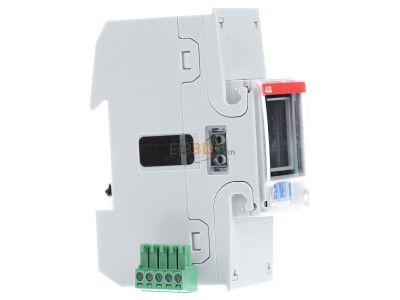 View on the left ABB B21 111-100 Direct kilowatt-hour meter 5A 
