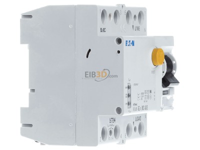 View on the left Eaton FRCDM-63/4/003-G/B Residual current breaker 4-p 63/0,03A 
