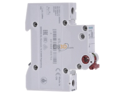 View on the left Siemens 5TL1163-1 Switch for distribution board 63A 
