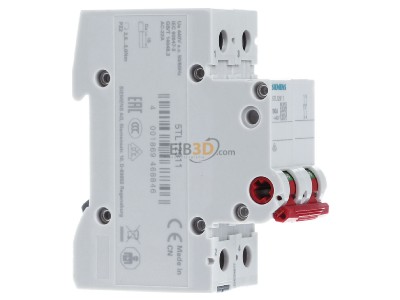 View on the left Siemens 5TL1291-1 Switch for distribution board 100A 
