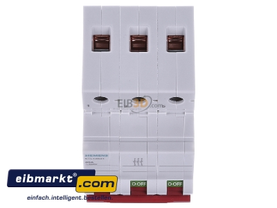View up front Siemens Indus.Sector 5TL1363-1 Switch for distribution board 63A 
