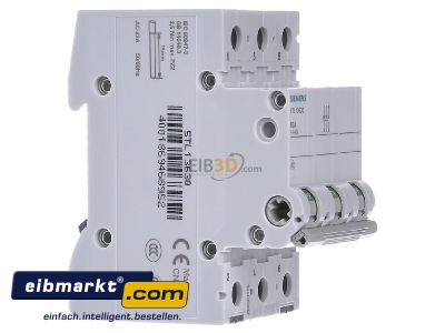 View on the left Siemens Indus.Sector 5TL1363-0 Switch for distribution board 63A - 
