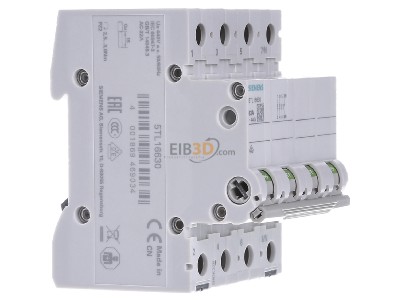 View on the left Siemens 5TL1663-0 Switch for distribution board 63A 
