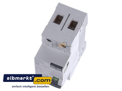 View up front Siemens Indus.Sector 5SV3314-6KL Residual current breaker 2-p 40/0,03A
