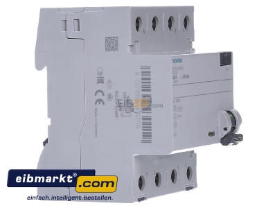 View on the left Siemens Indus.Sector 5SV3342-6KL Residual current breaker 4-p 25/0,03A - 
