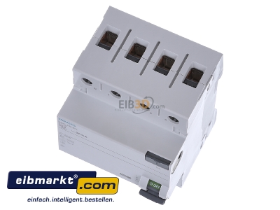 View up front Siemens Indus.Sector 5SV3342-6KL Residual current breaker 4-p 25/0,03A - 
