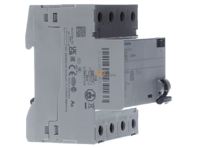 View on the left Siemens 5SV3346-6KL Residual current breaker 4-p 63/0,03A 
