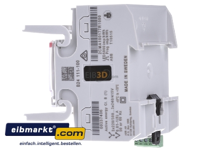 View on the right ABB Stotz S&J 2CMA100177R1000 Direct kilowatt-hour meter 1A
